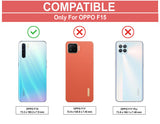 VAKIBO Super Premium Black Border Transparent Case With Corner Protection & Camera Protection Suitable for Oppo F15