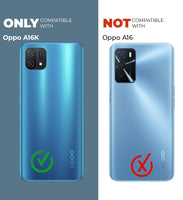 VAKIBO Super Premium Black Border Transparent Case With Corner Protection & Camera Protection Suitable for Oppo A16e