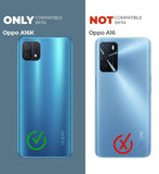 VAKIBO Super Premium Black Border Transparent Case With Corner Protection & Camera Protection Suitable for Oppo A16e
