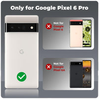VAKIBO Super Premium Black Border Transparent Case With Corner Protection & Camera Protection Suitable for Google Pixel 6 Pro