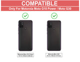 VAKIBO Super Premium Black Border Transparent Case With Corner Protection & Camera Protection Suitable for Moto G30