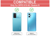 VAKIBO Super Premium Black Border Transparent Case With Corner Protection & Camera Protection Suitable for Realme 9i 4G