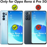 VAKIBO Super Premium Black Border Transparent Case With Corner Protection & Camera Protection Suitable for Oppo Reno 6 Pro