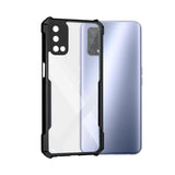 VAKIBO Super Premium Black Border Transparent Case With Corner Protection &amp; Camera Protection Suitable for Realme Narzo 30 Pro