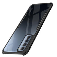 VAKIBO Super Premium Black Border Transparent Case With Corner Protection & Camera Protection Suitable for Oppo Reno 4 Pro