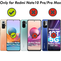 VAKIBO Super Premium Black Border Transparent Case With Corner Protection & Camera Protection Suitable for MI Redmi Note 10 Pro