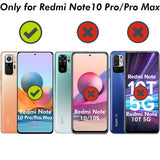 VAKIBO Super Premium Black Border Transparent Case With Corner Protection & Camera Protection Suitable for MI Redmi Note 10 Pro