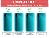 VAKIBO Super Premium Black Border Transparent Case With Corner Protection & Camera Protection Suitable for Mi Redmi 9i