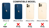 VAKIBO Best Selling Black and Transparent Coloured Made With Soft TPU and Acrylic Back Cover Case With 4 Corner and Camera Protection Suitable for iPhone 12