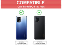 VAKIBO Super Premium Black Border Transparent Case With Corner Protection & Camera Protection Suitable for Oppo F19s