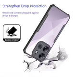 VAKIBO Super Premium Black Border Transparent Case With Corner Protection & Camera Protection Suitable for Tecno Spark Go 2023