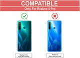 VAKIBO Super Premium Black Border Transparent Case With Corner Protection & Camera Protection Suitable for Realme 5 Pro