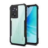 VAKIBO Super Premium Black Border Transparent Case With Corner Protection & Camera Protection Suitable for Oppo A77s