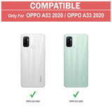 VAKIBO Super Premium Black Border Transparent Case With Corner Protection & Camera Protection Suitable for Oppo A33
