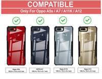VAKIBO Super Premium Black Border Transparent Case With Corner Protection & Camera Protection Suitable for Oppo RM U1
