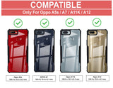 VAKIBO Super Premium Black Border Transparent Case With Corner Protection & Camera Protection Suitable for Oppo RM U1