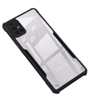 VAKIBO Best Selling Black and Transparent Back Cover Case Made With Soft TPU and Acrylic With 4 Corner and Camera Protection Suitable for Samsung Galaxy A51