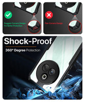 VAKIBO Super Premium Black Border Transparent Case With Corner Protection & Camera Protection Suitable for Realme P3 Pro