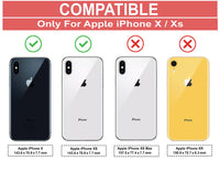 VAKIBO Super Premium Black Border Transparent Case With Corner Protection & Camera Protection Suitable for iPhone X
