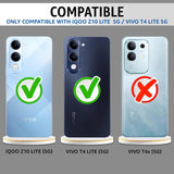 VAKIBO Super Premium Black Border Transparent Case With Corner Protection & Camera Protection Suitable for Iqoo Z10 Lite