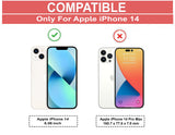VAKIBO Super Premium Black Border Transparent Case With Corner Protection & Camera Protection Suitable for iPhone 14