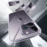 VAKIBO Premium Clear 1.5MM Thick Transparent Soft TPU Rubber Back Cover Case With Camera Protection Suitable for Iphone 14 Pro Max