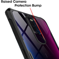 VAKIBO Super Premium Black Border Transparent Case With Corner Protection & Camera Protection Suitable for Oppo F11