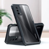 VAKIBO Best Selling Black and Transparent Coloured Made With Soft TPU and Acrylic Back Cover Case With 4 Corner and Camera Protection Suitable for Oppo F19s