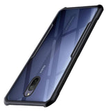 VAKIBO Best Selling Black and Transparent Coloured Made With Soft TPU and Acrylic Back Cover Case With 4 Corner and Camera Protection Suitable for Mi Redmi 8A Dual