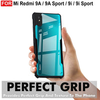 VAKIBO Super Premium Black Border Transparent Case With Corner Protection & Camera Protection Suitable for Mi Redmi 9i