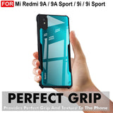 VAKIBO Super Premium Black Border Transparent Case With Corner Protection & Camera Protection Suitable for Mi Redmi 9i