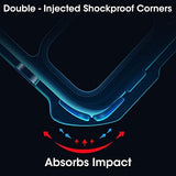 VAKIBO Super Premium Black Border Transparent Case With Corner Protection & Camera Protection Suitable for Samsung A70