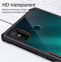 VAKIBO Super Premium Black Border Transparent Case With Corner Protection & Camera Protection Suitable for Tecno Spark 6 Go
