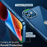 VAKIBO Premium Clear 1.5MM Thick Transparent Soft TPU Rubber Back Cover Case With Camera Protection Suitable for iPhone 12 Pro