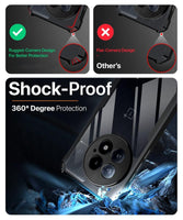 VAKIBO Best Selling Black and Transparent Coloured Made With Soft TPU and Acrylic Back Cover Case With 4 Corner and Camera Protection Suitable for OnePlus 13