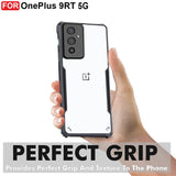 VAKIBO Super Premium Black Border Transparent Case With Corner Protection & Camera Protection Suitable for Oneplus 9RT