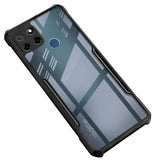 VAKIBO Super Premium Black Border Transparent Case With Corner Protection & Camera Protection Suitable for Realme Narzo 30A