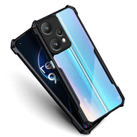 VAKIBO Super Premium Black Border Transparent Case With Corner Protection & Camera Protection Suitable for Realme 9 ProPlus