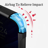 VAKIBO Best Selling Black and Transparent Coloured Made With Soft TPU and Acrylic Back Cover Case With 4 Corner and Camera Protection Suitable for Mi Redmi 8A