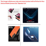 VAKIBO Best Selling Black and Transparent Coloured Made With Soft TPU and Acrylic Back Cover Case With 4 Corner and Camera Protection Suitable for Samsung Galaxy M23