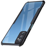 VAKIBO Best Selling Black and Transparent Coloured Made With Soft TPU and Acrylic Back Cover Case With 4 Corner and Camera Protection Suitable for Samsung Galaxy M52