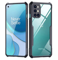 VAKIBO Super Premium Black Border Transparent Case With Corner Protection & Camera Protection Suitable for Oneplus 8T