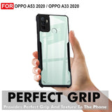VAKIBO Super Premium Black Border Transparent Case With Corner Protection & Camera Protection Suitable for Oppo A33