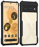 VAKIBO Super Premium Black Border Transparent Case With Corner Protection & Camera Protection Suitable for Google Pixel 6 Pro