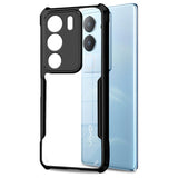 VAKIBO Super Premium Black Border Transparent Case With Corner Protection & Camera Protection Suitable for Vivo V29