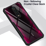 VAKIBO Super Premium Black Border Transparent Case With Corner Protection & Camera Protection Suitable for Mi K20