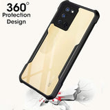 VAKIBO Super Premium Black Border Transparent Case With Corner Protection & Camera Protection Suitable for Oppo A92