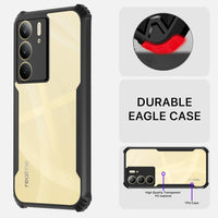 VAKIBO Super Premium Black Border Transparent Case With Corner Protection & Camera Protection Suitable for Realme C75 4G