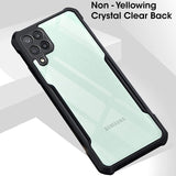 VAKIBO Super Premium Black Border Transparent Case With Corner Protection & Camera Protection Suitable for Samsung A22 5G