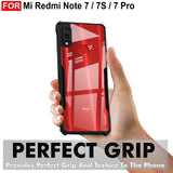 VAKIBO Super Premium Black Border Transparent Case With Corner Protection & Camera Protection Suitable for Mi Redmi Note 7S